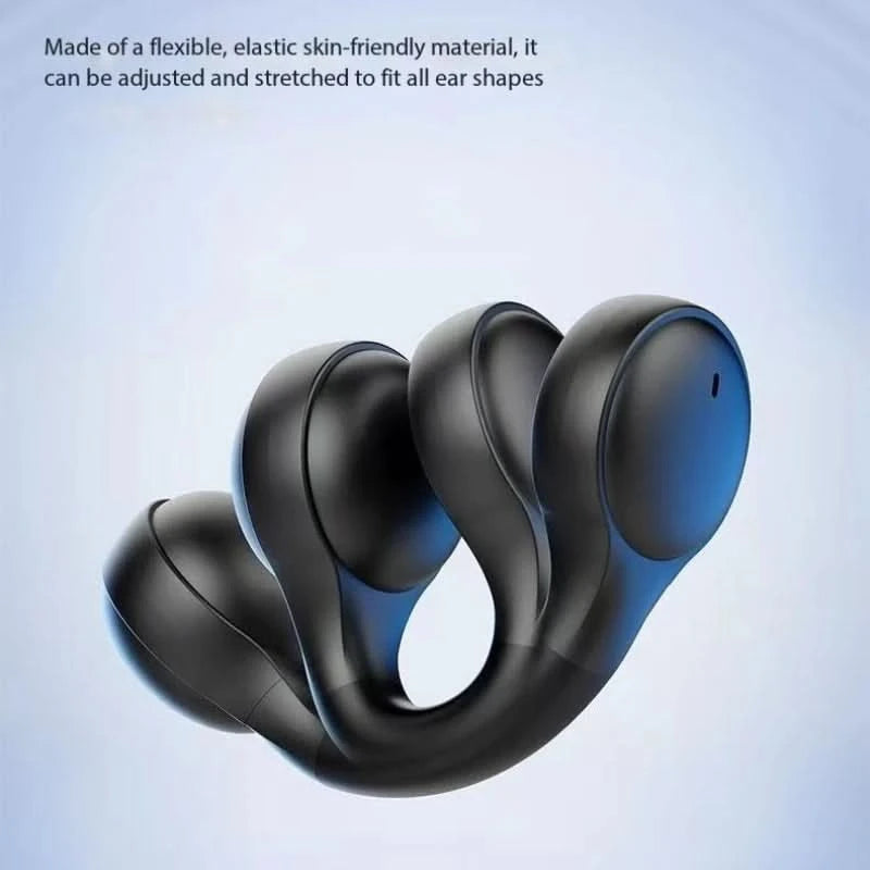 Original Sony Wireless Earbuds Clip Ear Bluetooth Headset Charging Earphones Power Display Headphones for IPhone Sport With Mic
