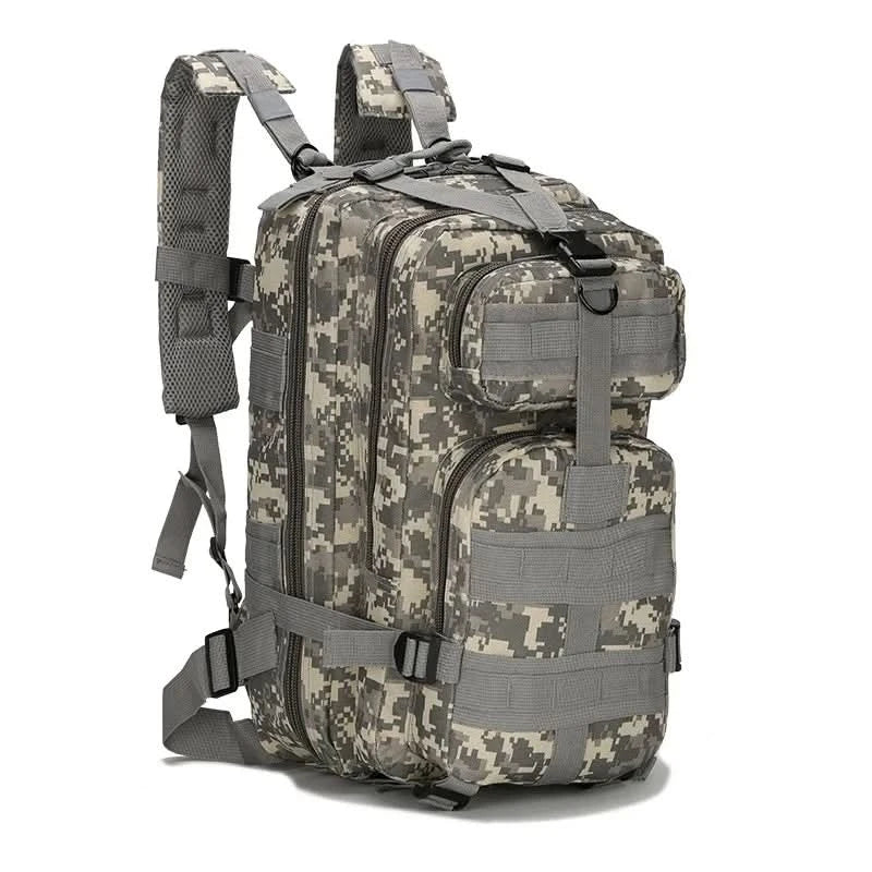 Men's Classic Tactical Backpack Travel Sports Camouflage Bag Outdoor Climbing Hunting Backpack Fishing Hiking Nylon 3P Pack Bag - M & M Global