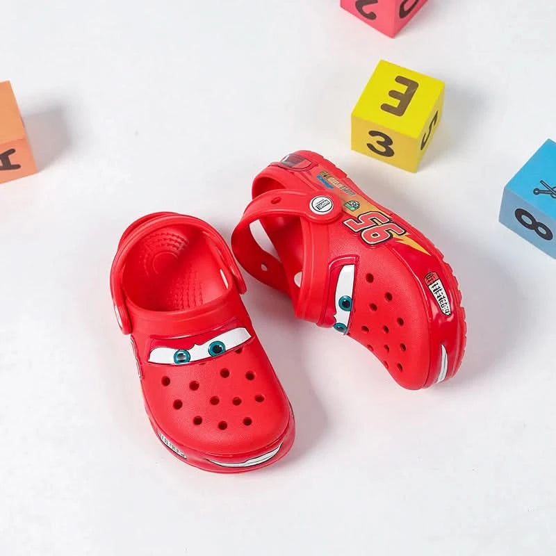 New Cars Lightning Mcqueen Shoes Children'S Slippers Boy Girl Anti Slip Anti Odor Beach Sandals Birthday Gift - M & M Global