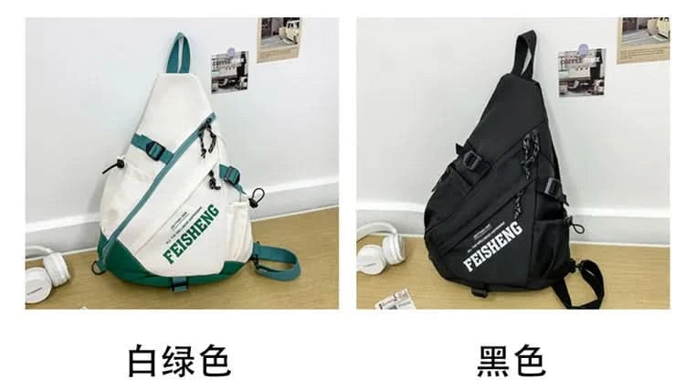 Techwear Style Outdoor Motorcycle Sport Single Shoulder Backpack Unisex Hip Hop Multifunction Chest Bag Tactical Crossbody Bag - M & M Global