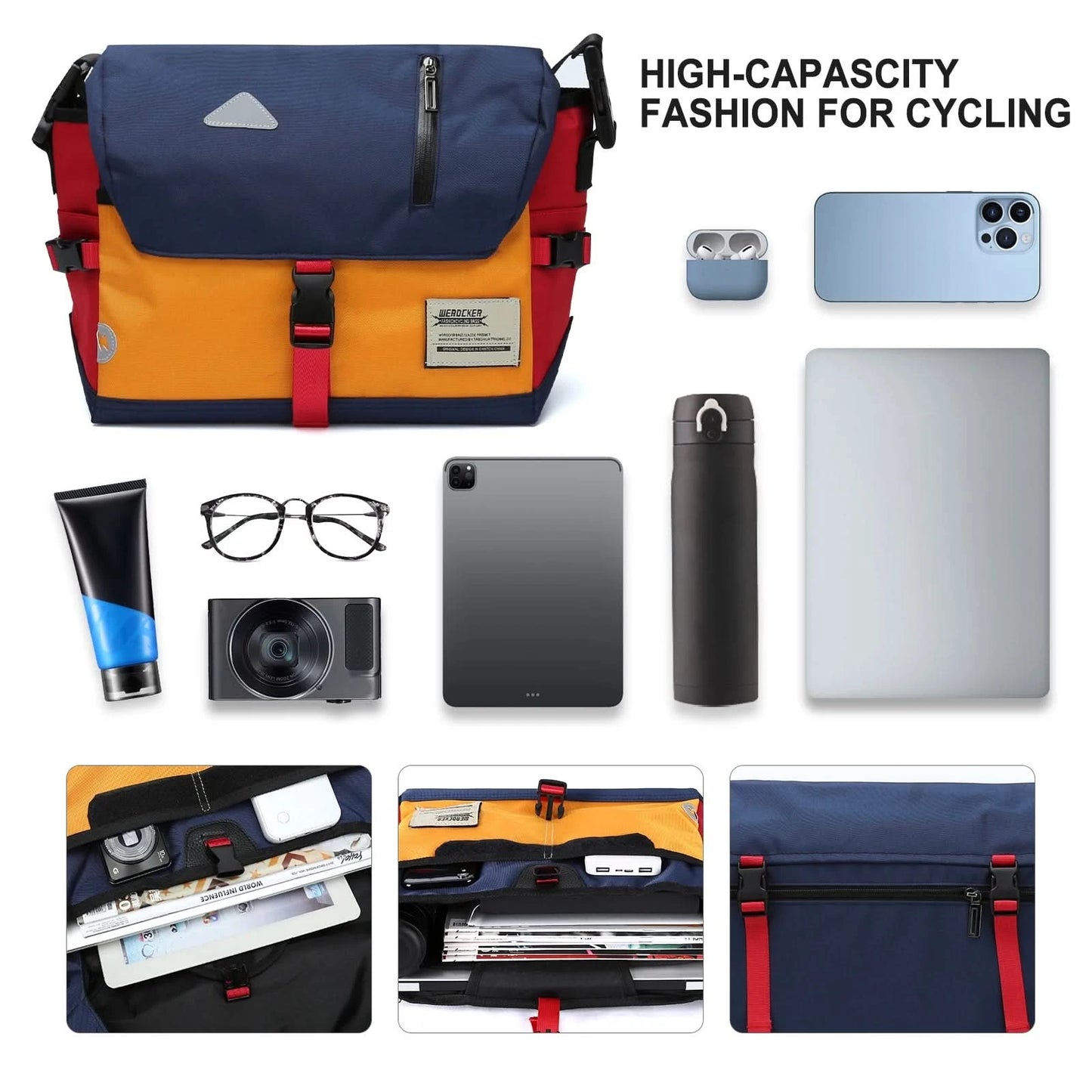 Men's Shoulder Bag Casual Waist Bag Phone Money Chest Bag Messenger Bag Cycling School Fanny Packs Mailman Bags Bolsa Masculina - M & M Global