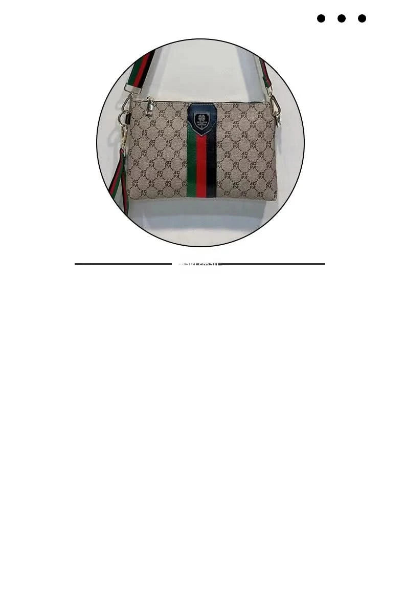 New men's and women's universal casual crossbody bag Fashion printed one-shoulder hand bag all-matching commuter bag - M & M Global