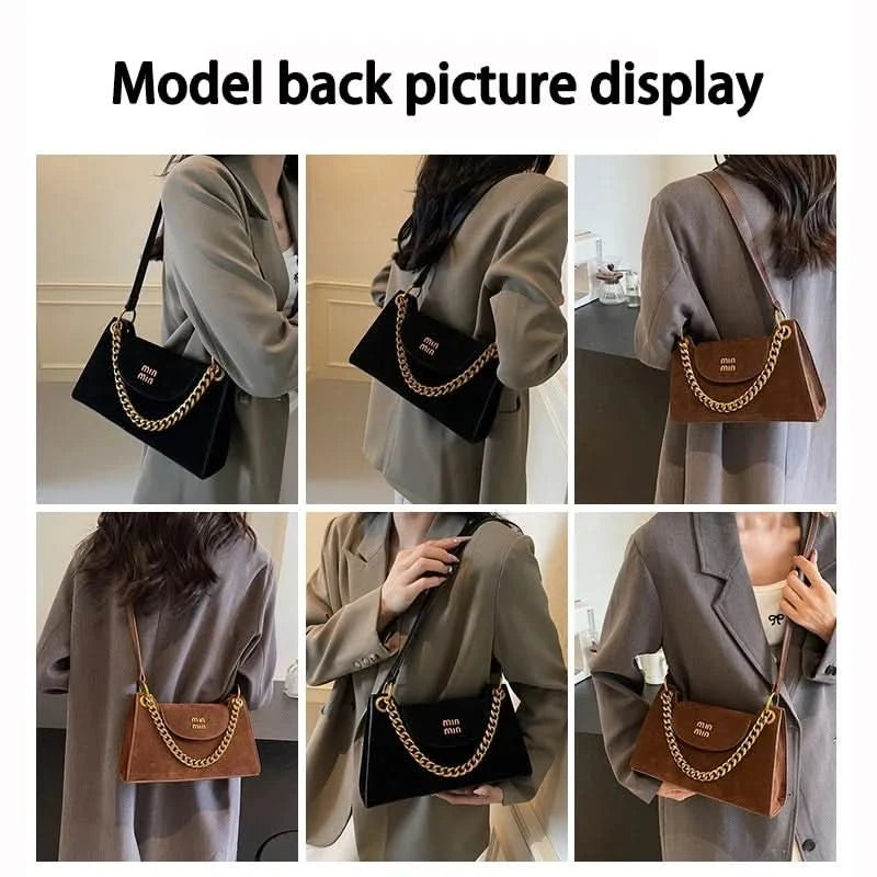 Fashionable Outing Underarm Bag for Women New Designer Handbag Matte Texture Versatile Shoulder Crossbody Bag Purse and Handbags - M & M Global