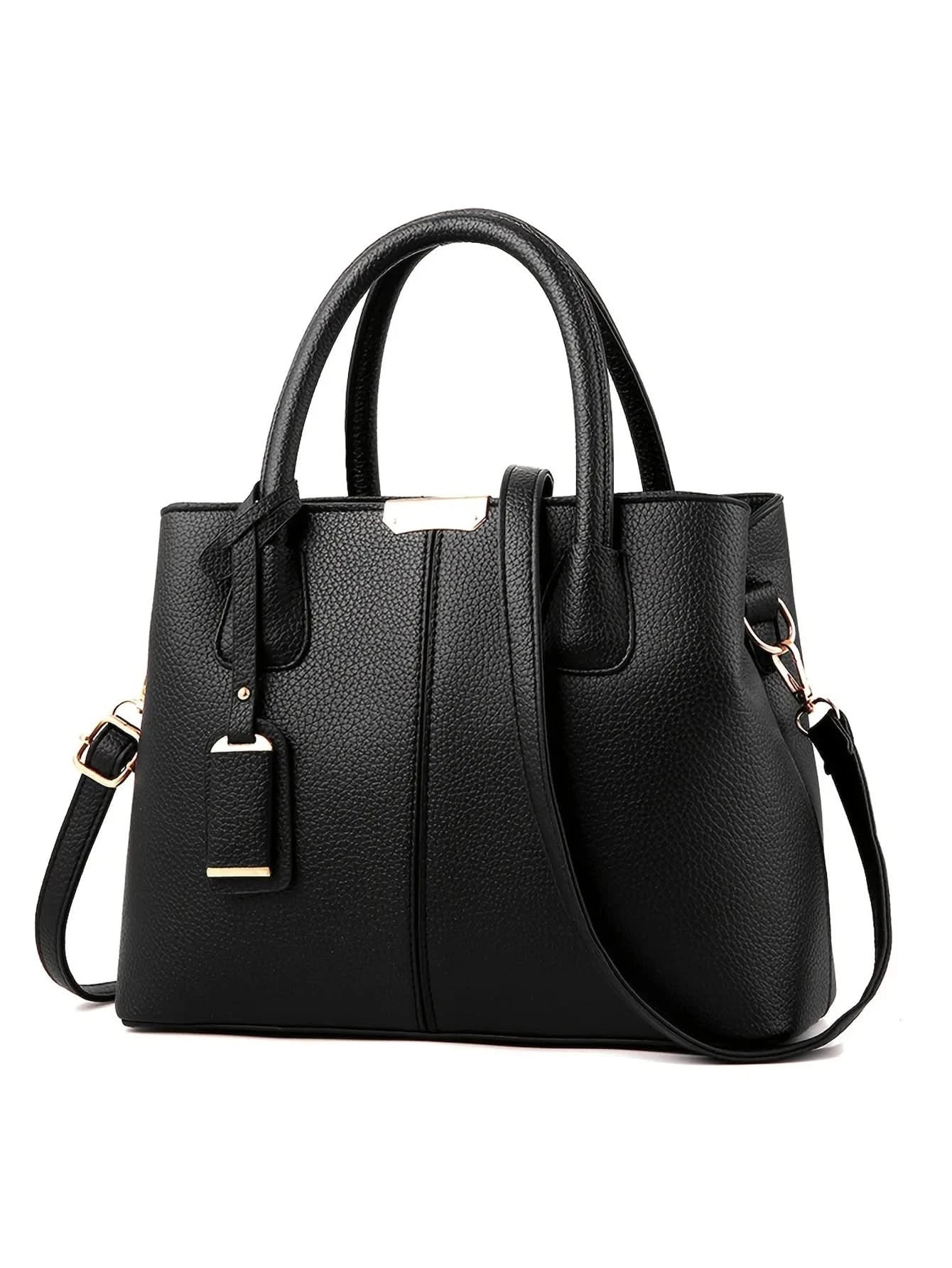 2024 new European and American foreign trade women bag lychee pattern fashion handbag shoulder bag oblique span bag - M & M Global