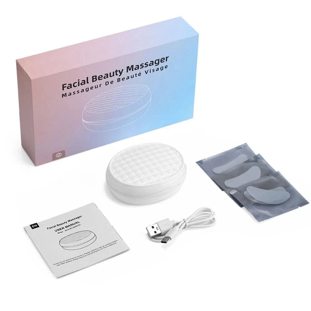 660nm Red Light Eye Massager with EMS Anti-Aging Eye Care Device Reduce Bags & Dark Circles Portable Eye Rejuvenation Pads - M & M Global