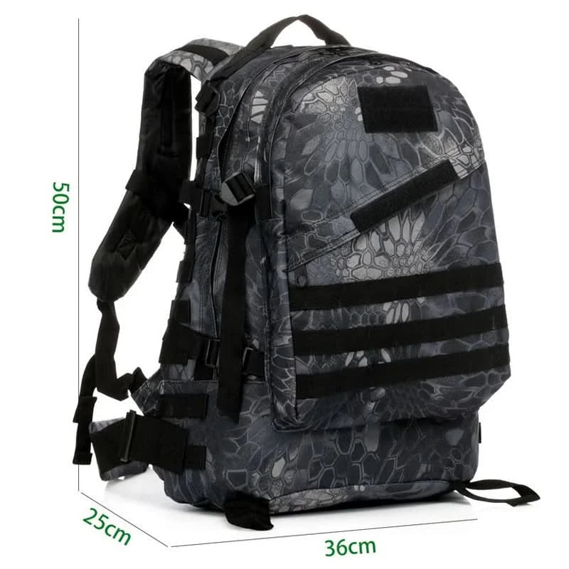Outdoor Sport Camping Backpack Hiking Trekking School Bag Travel Cycling Walking Large Capacity Rucksack 3D Tactical Backpack - M & M Global