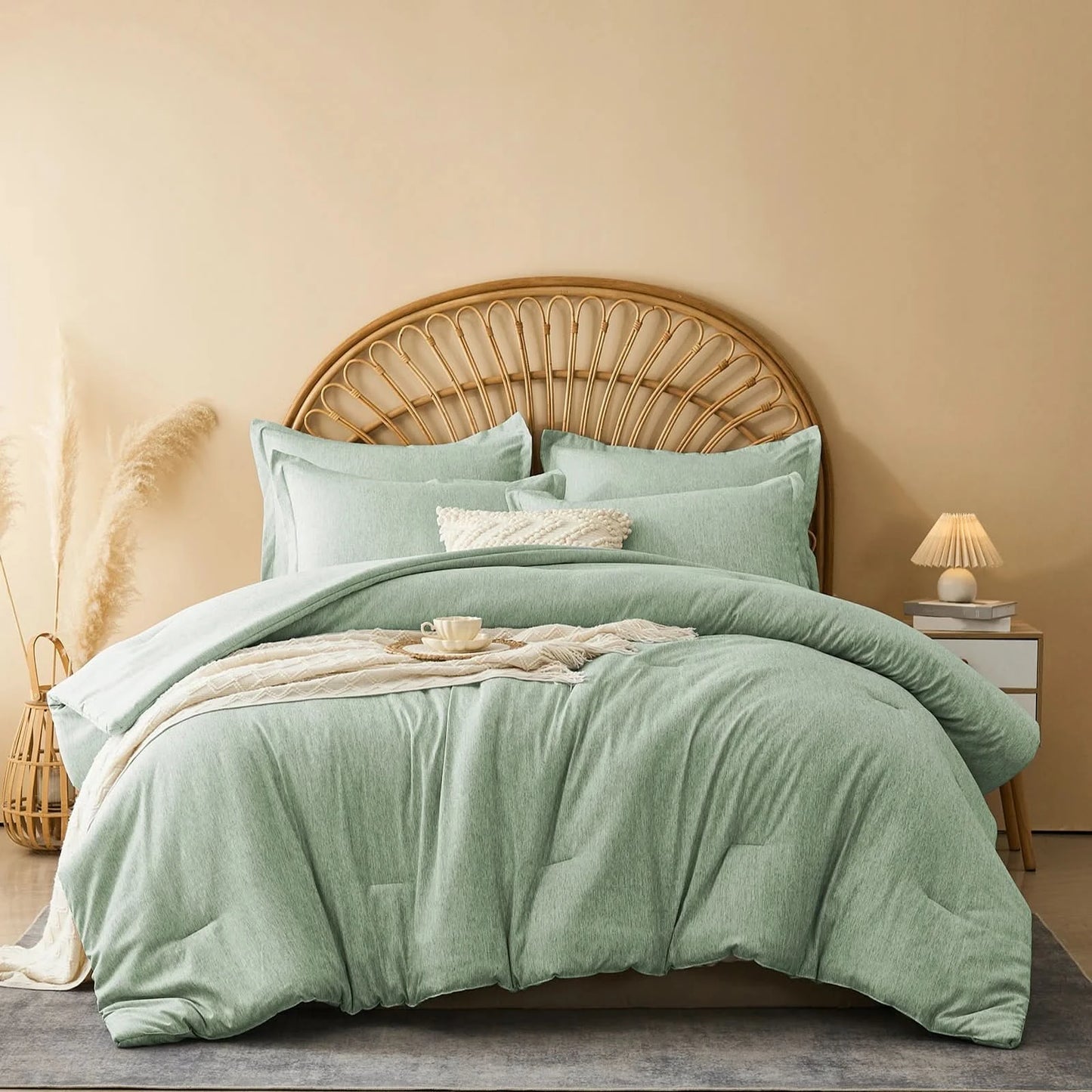 Comforter Sets - 2/3 Pieces in a Bag, Bedding Sets with Comforters, Pillowsham, Room Decro , Cationic Dyeing Process
