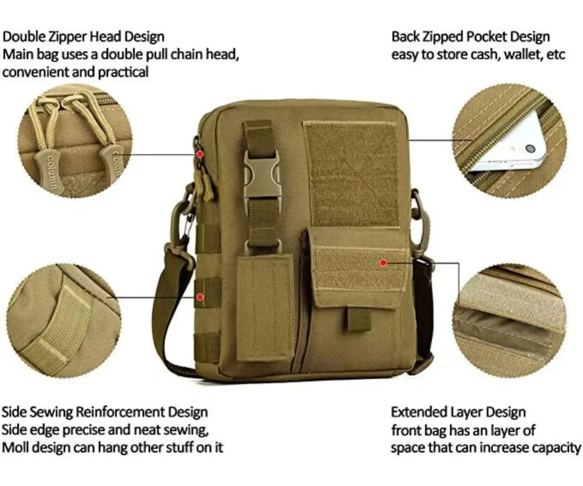 Mens Bag Messenger Bag Canvas Shoulder Bags Travel Bag Man Purse Crossbody Bags - M & M Global