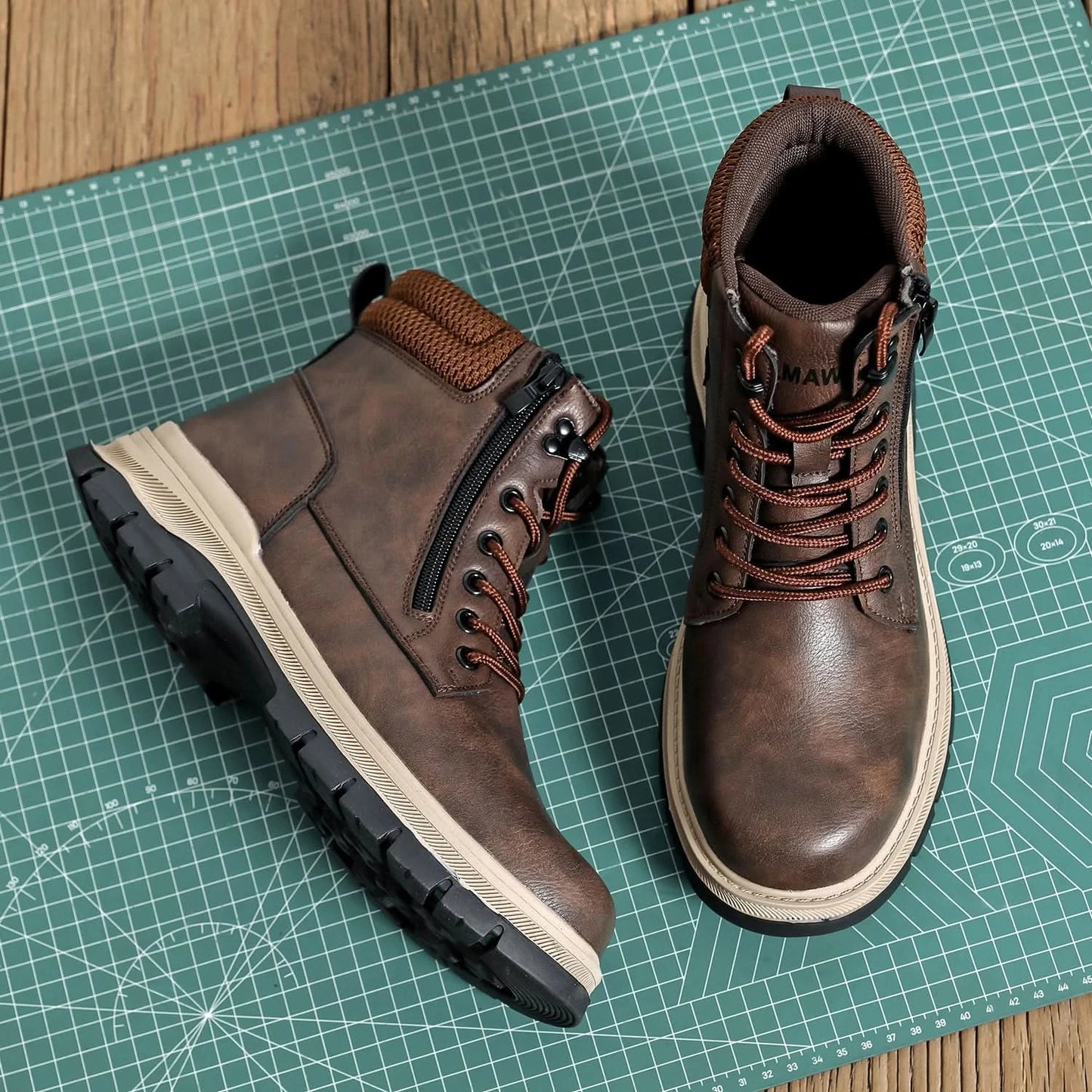 Waterproof Safety Boots Men Indestructible Steel Toe Work Boots Anti-smash Stab-resistant Safety Shoes Biker Botas Para Hombre