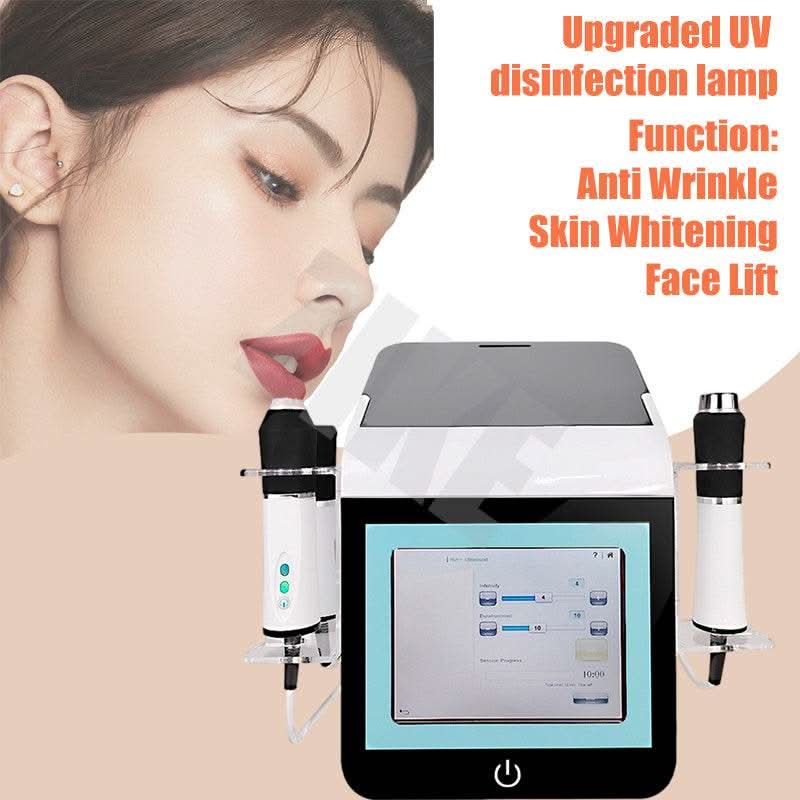 3 In 1 Ultrasound Oxygen Bubble Facial Lifting Skin Care Whitening CO2 Oxygention Therapy Skin Rejuvenation Moisturizing Machine - M & M Global