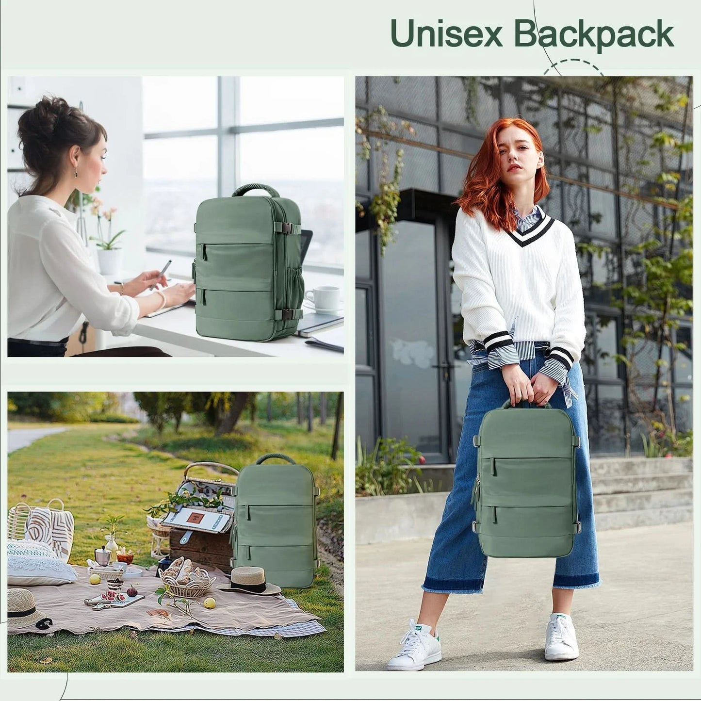 Ryanair Backpack 40x20x25 Cabin Bag Travel Backpack for Men Women Hand Luggage Leisure Laptop Backpack mochila para viaje cabina - M & M Global