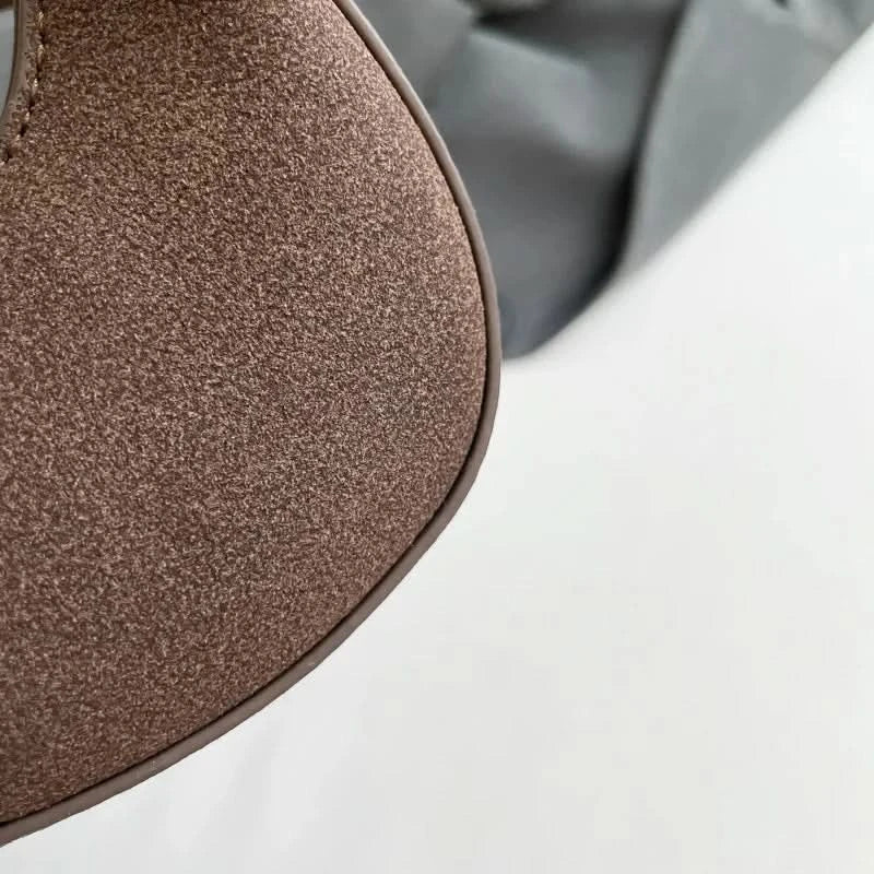 Mini Semicircle Saddle Crossbody Bag For Women Luxury Lemon Color Handbag Half Moon Bag Fashion Chain Lady Cross Body Bag - M & M Global