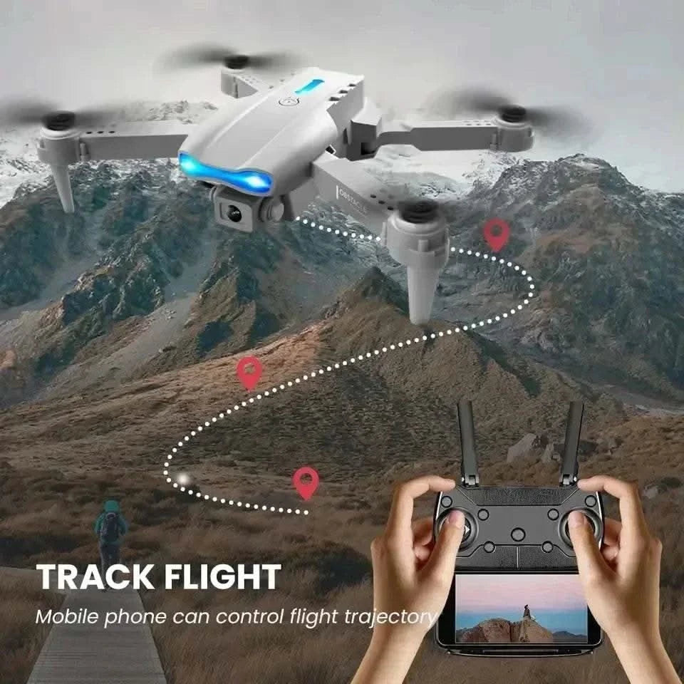 E99 Pro Drone Quadcopter Remote Control Handle Four Axis Aircraft HD 6K Photography UAV Altitude Fixation Helicopter Toys - M & M Global