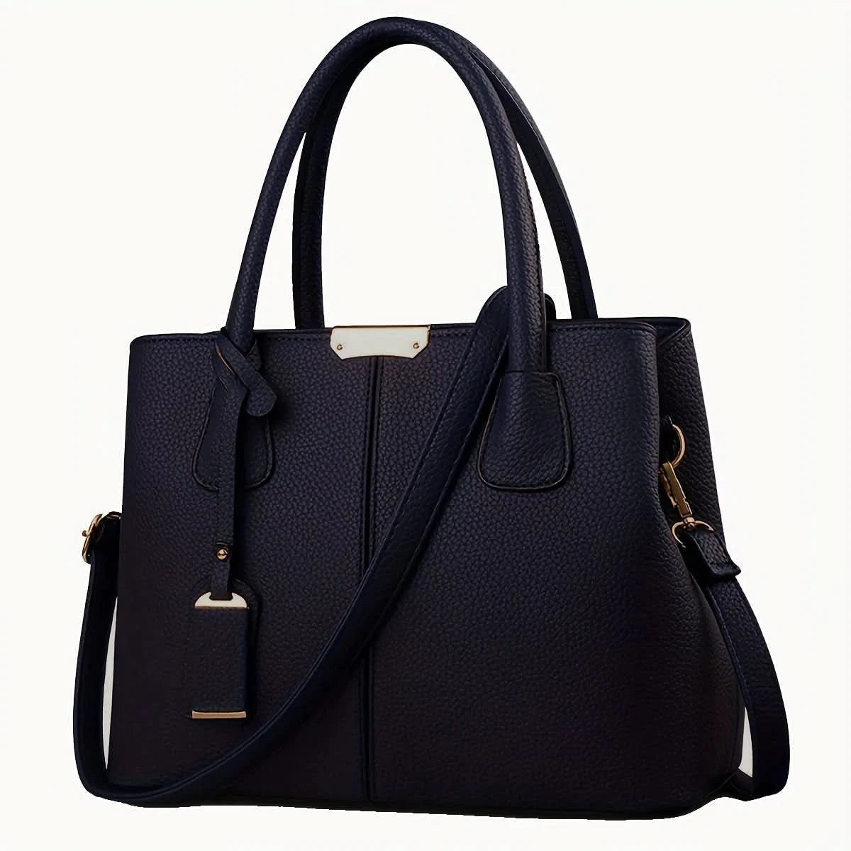 2024 new European and American foreign trade women bag lychee pattern fashion handbag shoulder bag oblique span bag - M & M Global