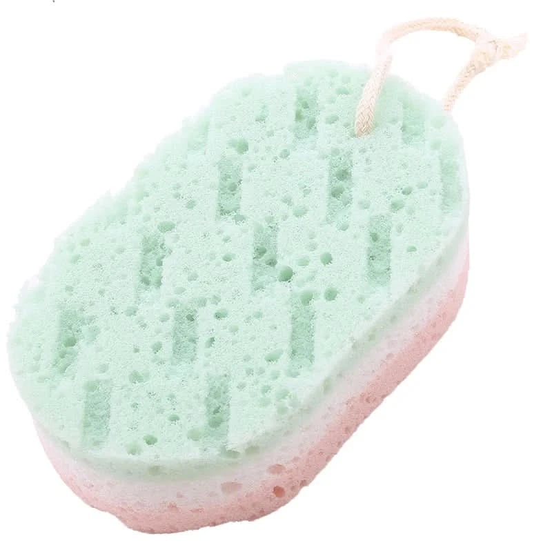 Soft Sponge Body Scrubber Bath Exfoliating Scrub Sponge Shower Brush Body Skin Cleaner Dead Skin Remover - M & M Global