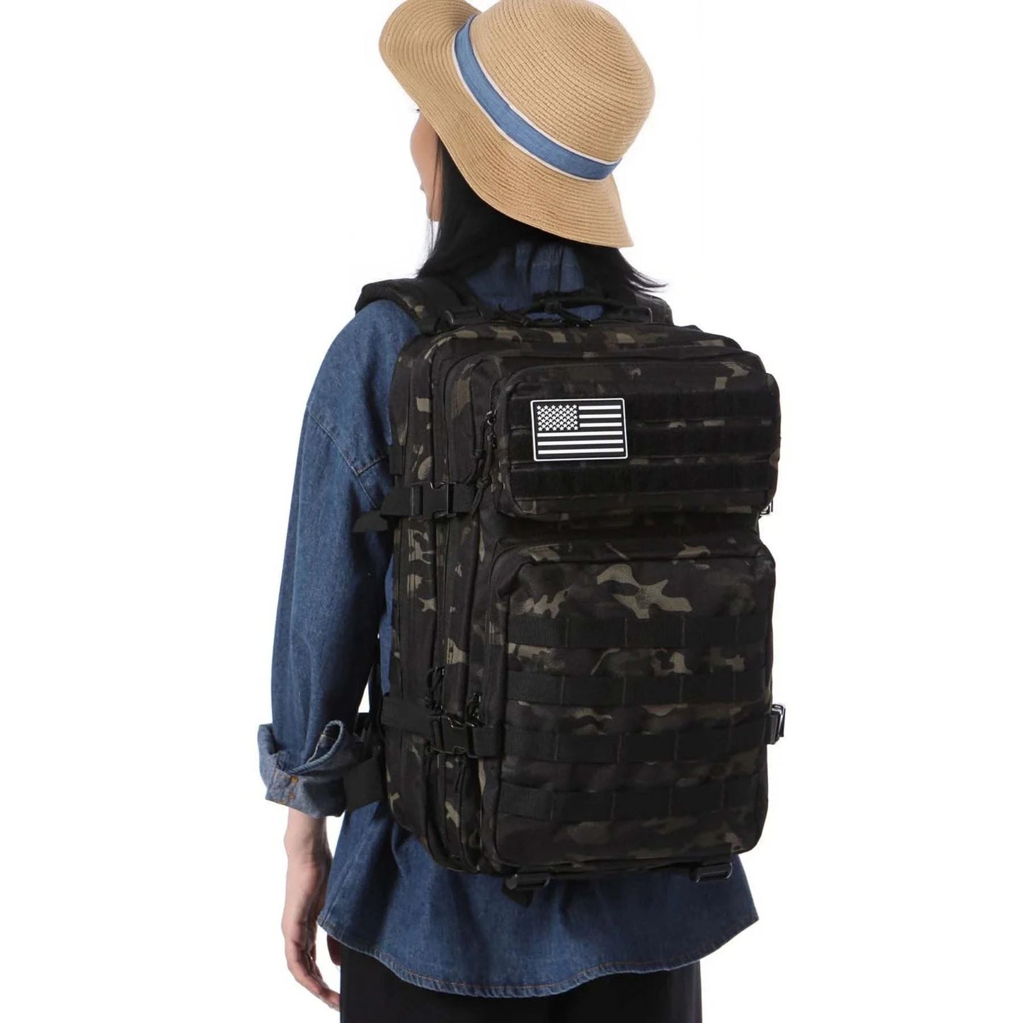 25L/50L Tactical Backpack Molle Bag Outdoor Bags Backpack for Hiking Camping Trekking Hunting Fishing GYM Bags Backpacks - M & M Global