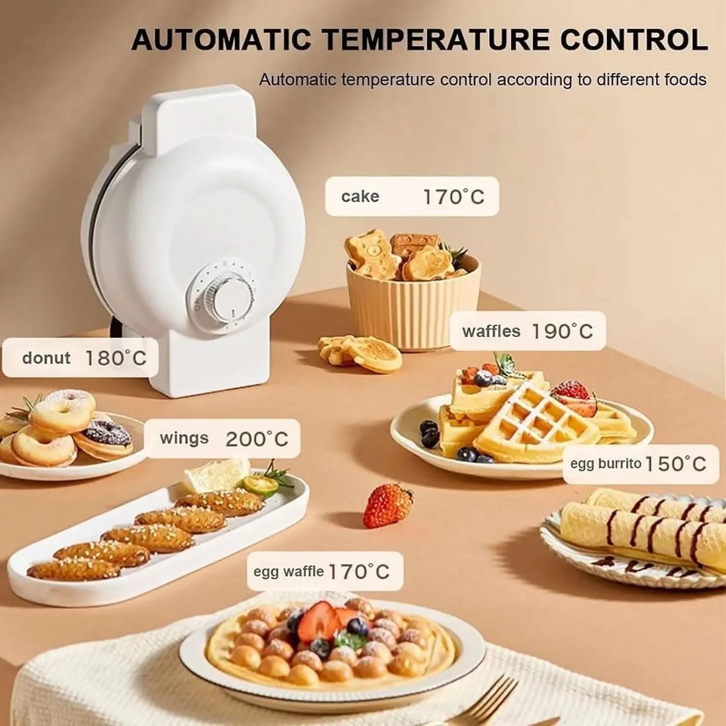 9 In 1 Beach Breakfast Sandwich Maker, Steel Nonstick Panini Press Sandwich Maker with automatic temperature control, 0-15min Au - M & M Global
