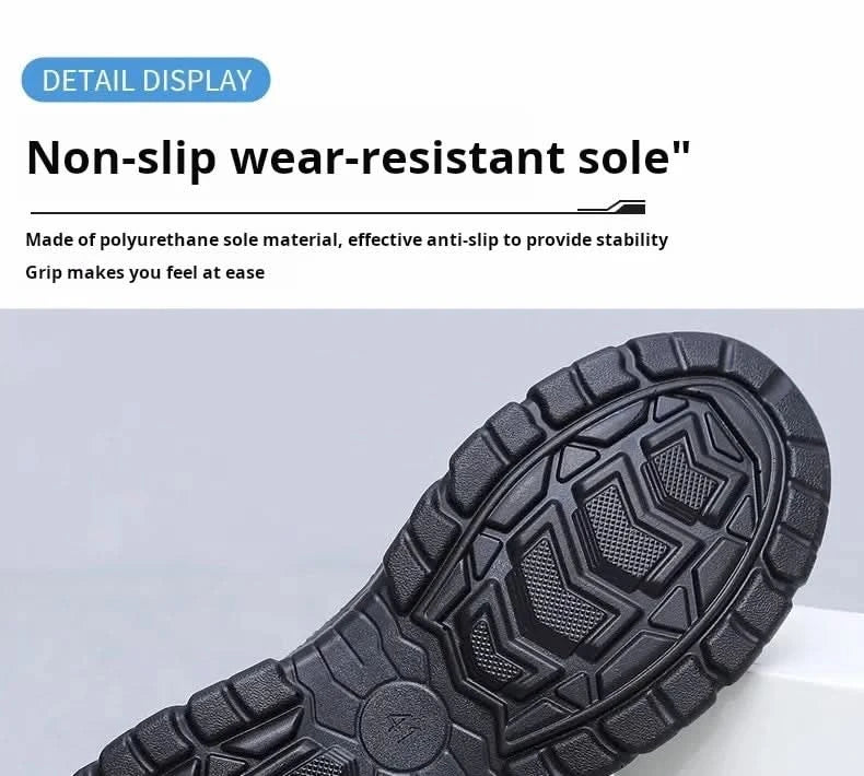 Summer New Men's Baotou Casual Net Surface Breathable Beach Shoes Lightweight Non-slip Sandals for Men sandal casual sneakers - M & M Global
