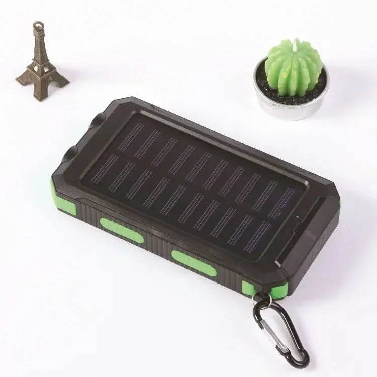 BCAK Brand Power bank Outdoor 200000mAh Large Capacity Solar Power Bank Portable With Lanyard Compass External Battery Camping - M & M Global