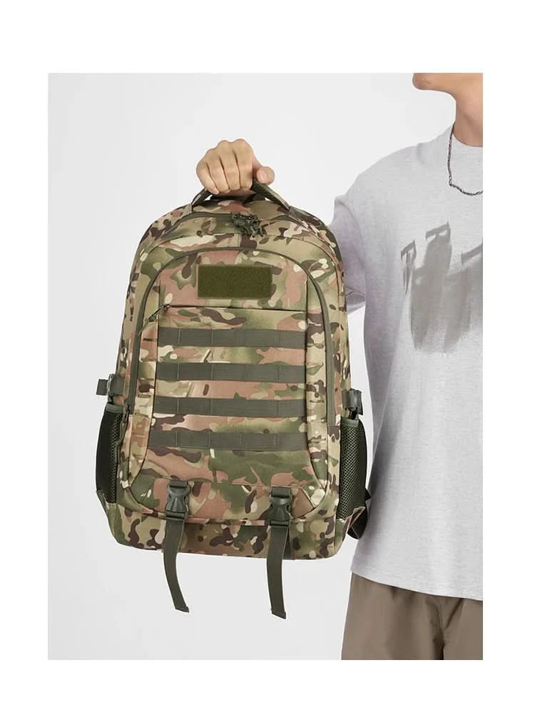 New cross-border outdoor tactical bag, large-capacity backpack, multi-functional leisure travel mountaineering bag, camouflage d - M & M Global