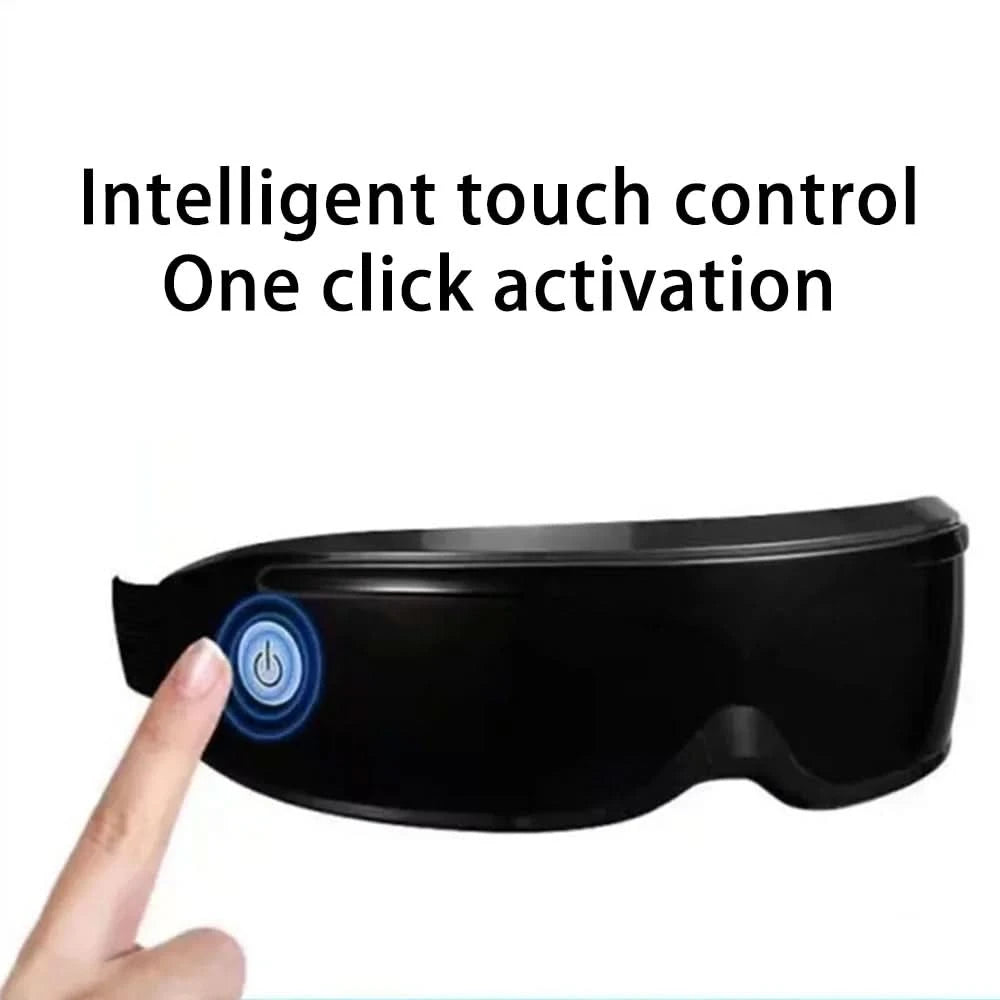 Eye massager with 9 modes and multi frequency vibration 22 magnets for eye massage caring for eye health and safety materials - M & M Global