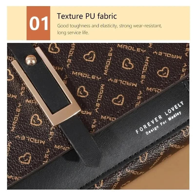Mini Women's Wallet Handbag Multi Card Large Capacity Casual Shoulder Bag Mobile Phone Packet Fashion New Style Crossbody Wallet - M & M Global