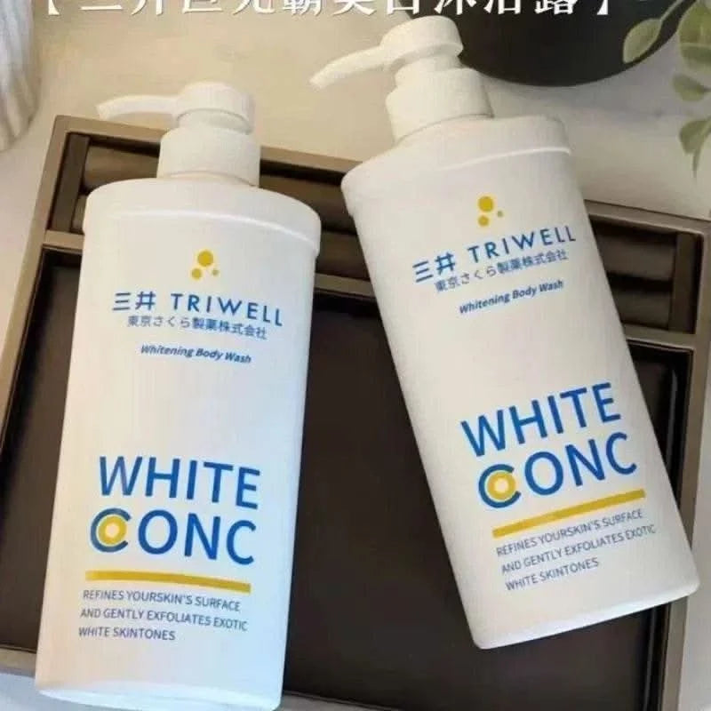 550ml Deep Cleansing Whitening Body Wash Shower Gel Removing Dirt Dead Skin Oil Control Even Skin Tone To Lighten Pigmentation - M & M Global