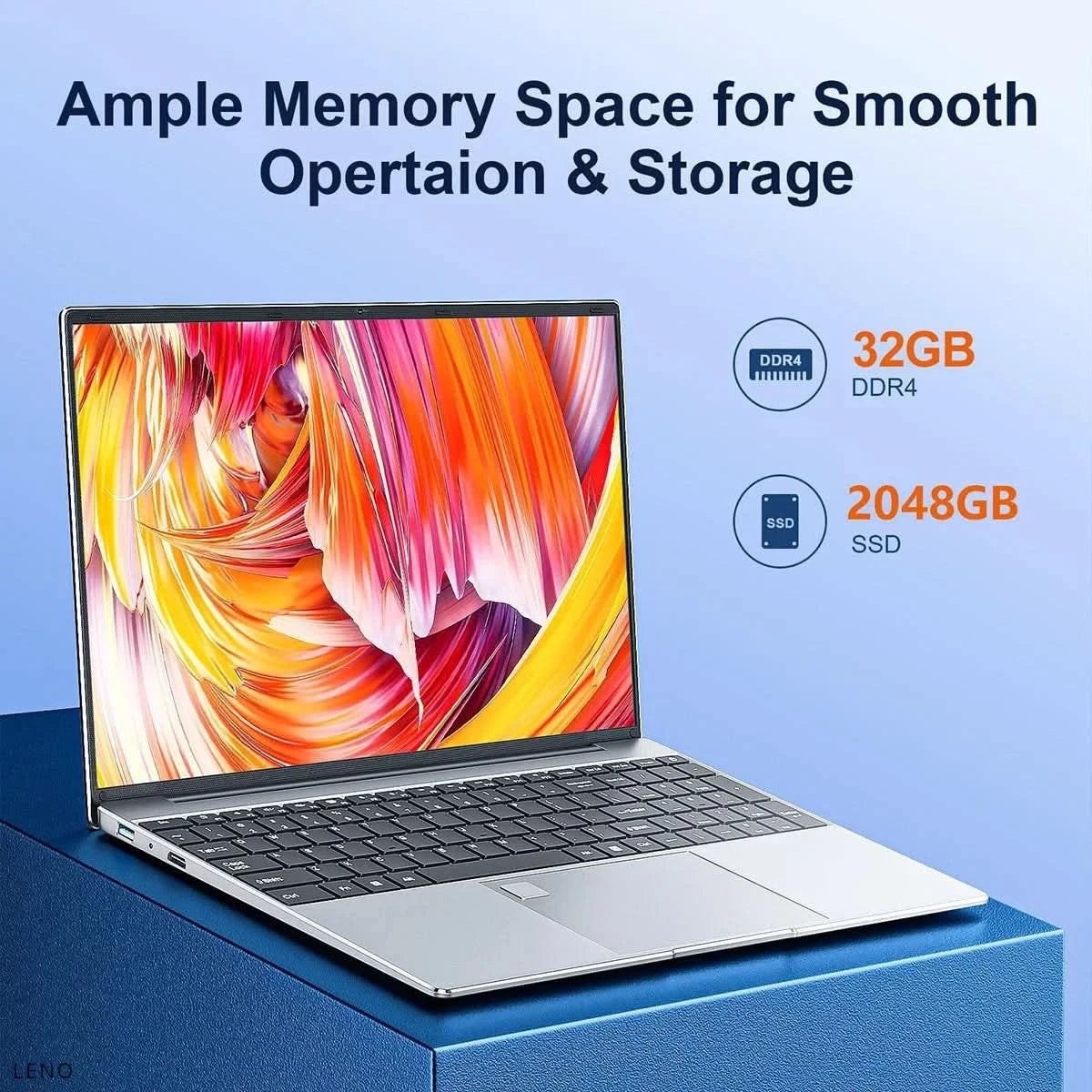 Notebook 15.6 inch 32GB Ram DDR4 2TB SSD Windows 11 10 Laptop Gamer Intel N5095 Office Computer Backlit Fingerprint