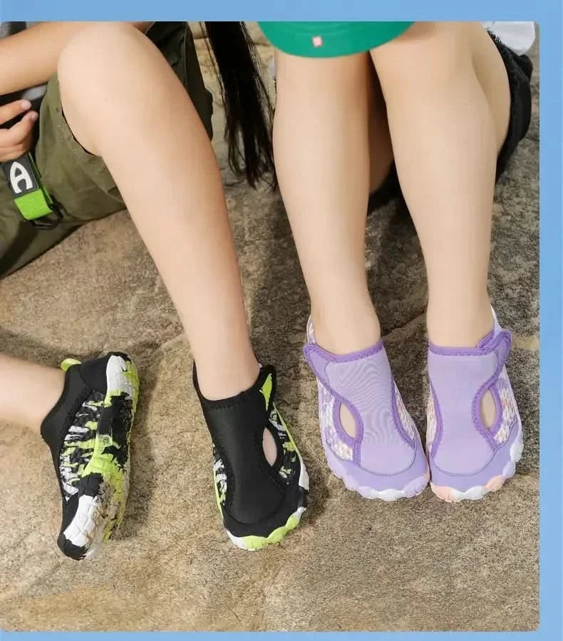 Swimming Beach Sneakers Children Diving Surfing Boating Wading Sports Shoes Kids Aqua Barefoot Water Shoes Quick-Dry Boys Girls - M & M Global