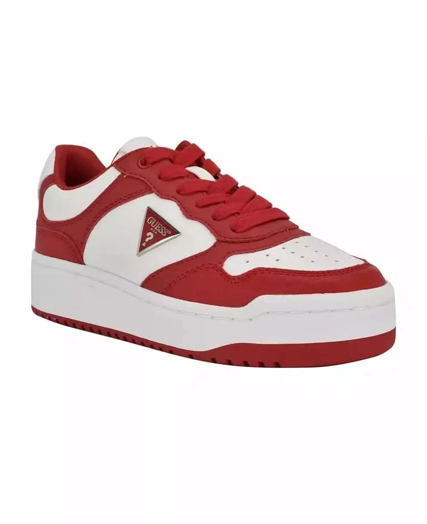 GUESS | Women's Miram Platform Lace-Up Court Sneakers - M & M Global