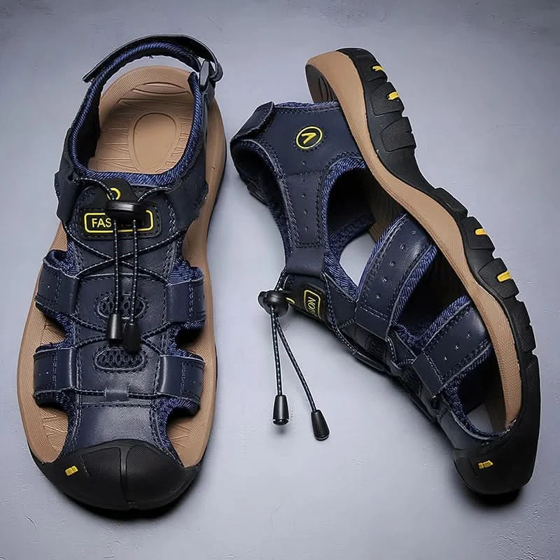 Outdoor Wading Summer Sandals For Men Anti Slip Cool Casual Shoes With Arch Support Plus Size 38-48 Beach Sandalias - M & M Global