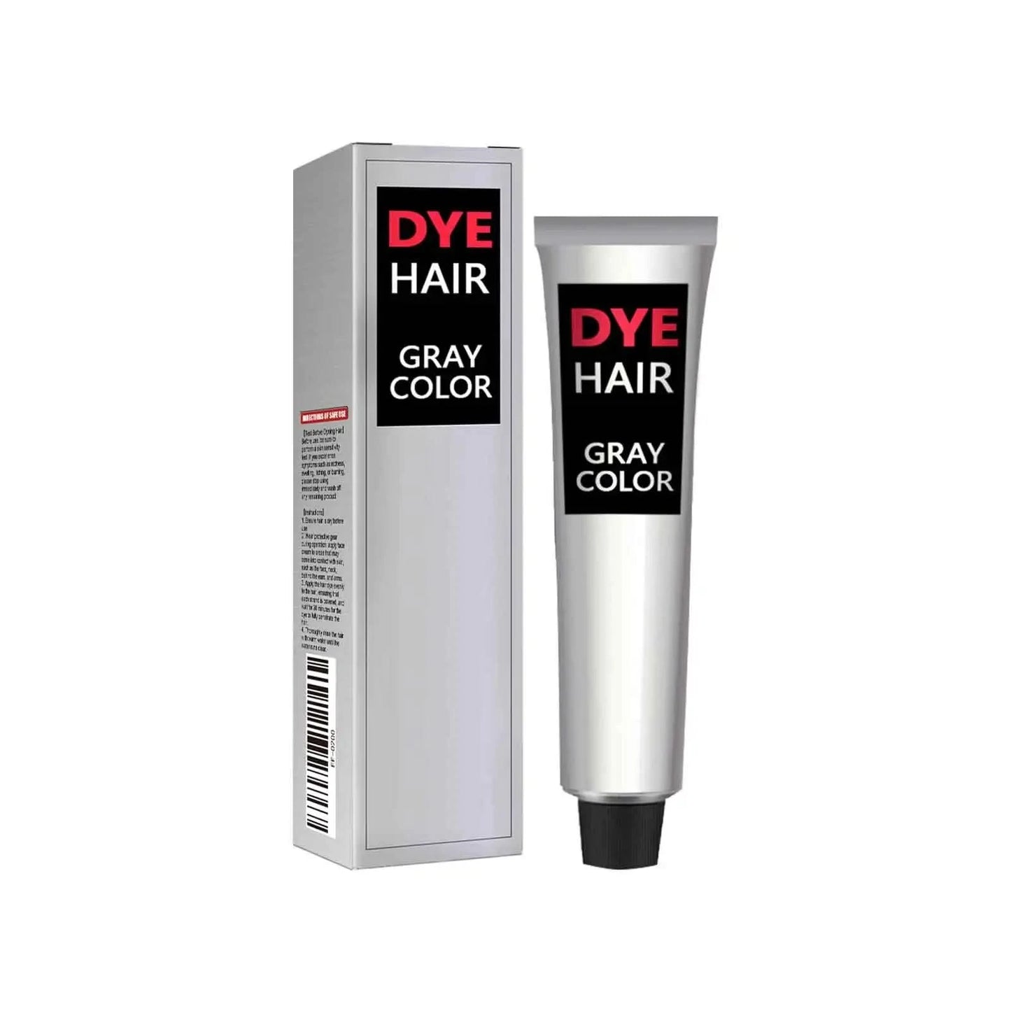 Permanent Hair Dye Gray Colors Punk Style Salon Light Grey Silver Long Lasting Unisex Styling Root Coverage Hair Dye Cream 100ml - M & M Global