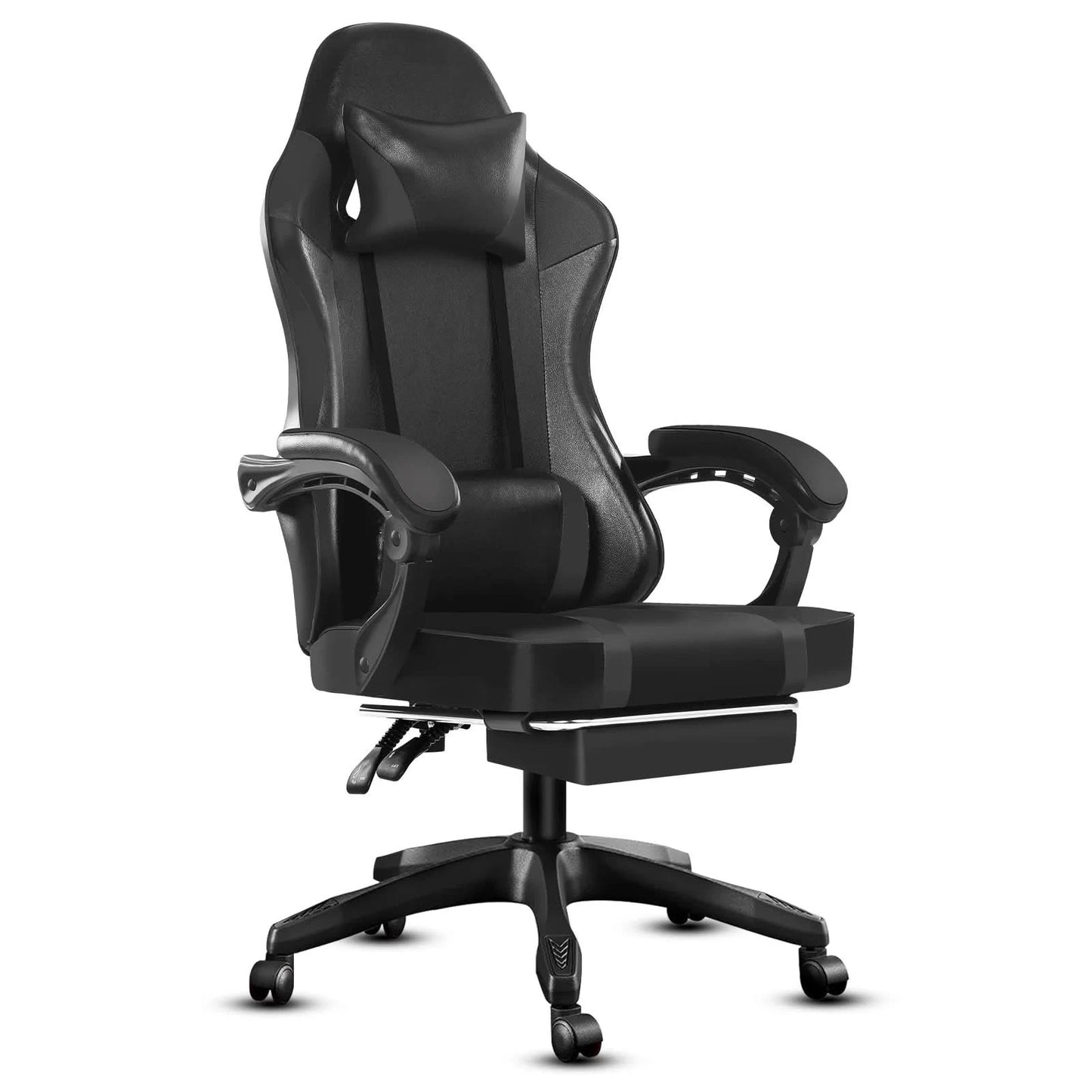 Ergonomic Gaming Chair Recliner, PU Leather Racing Game Chairs for Adults, Executive Office Chair Gamer Chair with Massager