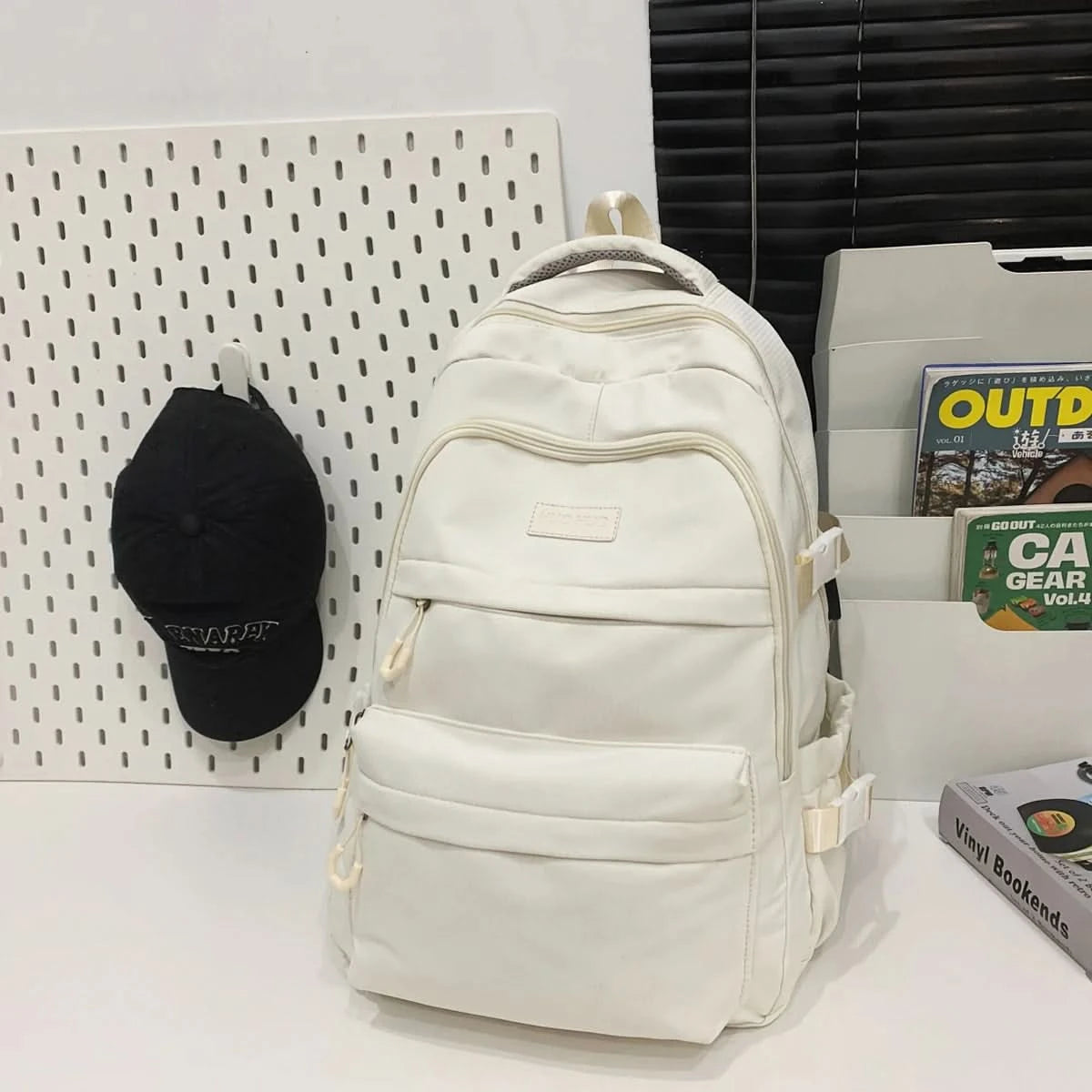 Schoolbag Unisex New Japanese Simple High School Student Junior High School Student Large-Capacity Backpack - M & M Global