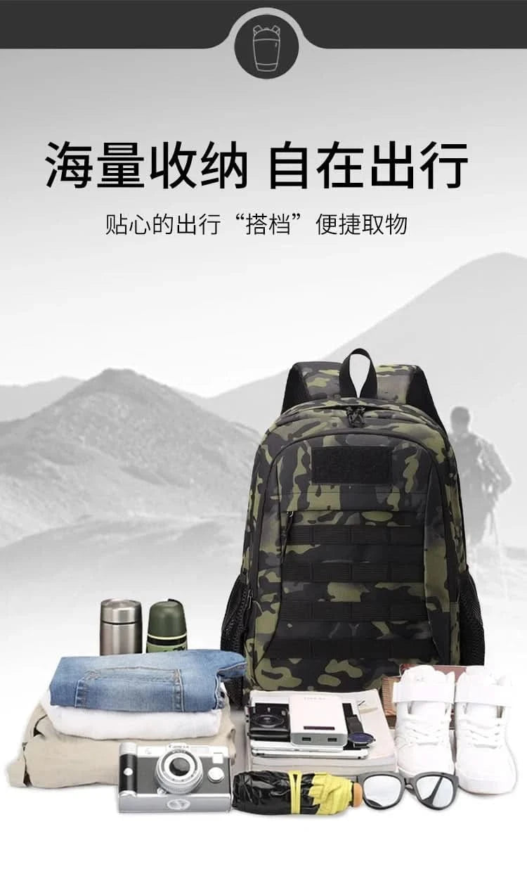 High Quality Large Capacity Outdoor Tactical Backpacks Waterproof Multi Functional Backpack Outdoor Trekking Camping Backpack - M & M Global