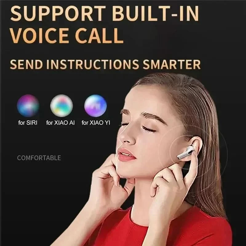 TWS Pro6 Earphone Bluetooth Headphones with Mic 9D Stereo Pro 6 Earbuds for Xiaomi Samsung Android Wireless Bluetooth Headset - M & M Global