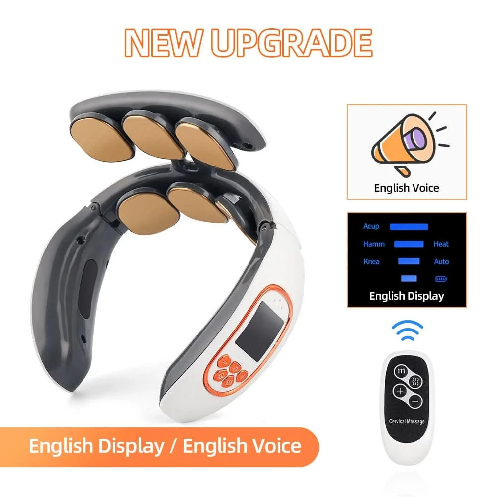 Intelligent Neck And Back Massager 6 Heads Shoulder Neck Massage Cervical masajeador Dropshipping - M & M Global