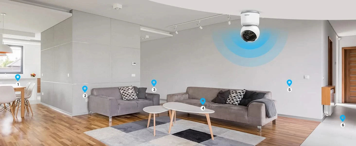 Annke 3MP Wifi IP Camera Indoor AI Human Detect Wireless Camera H.264+ P2P Audio Security CCTV Surveillance Camera Baby Monitor