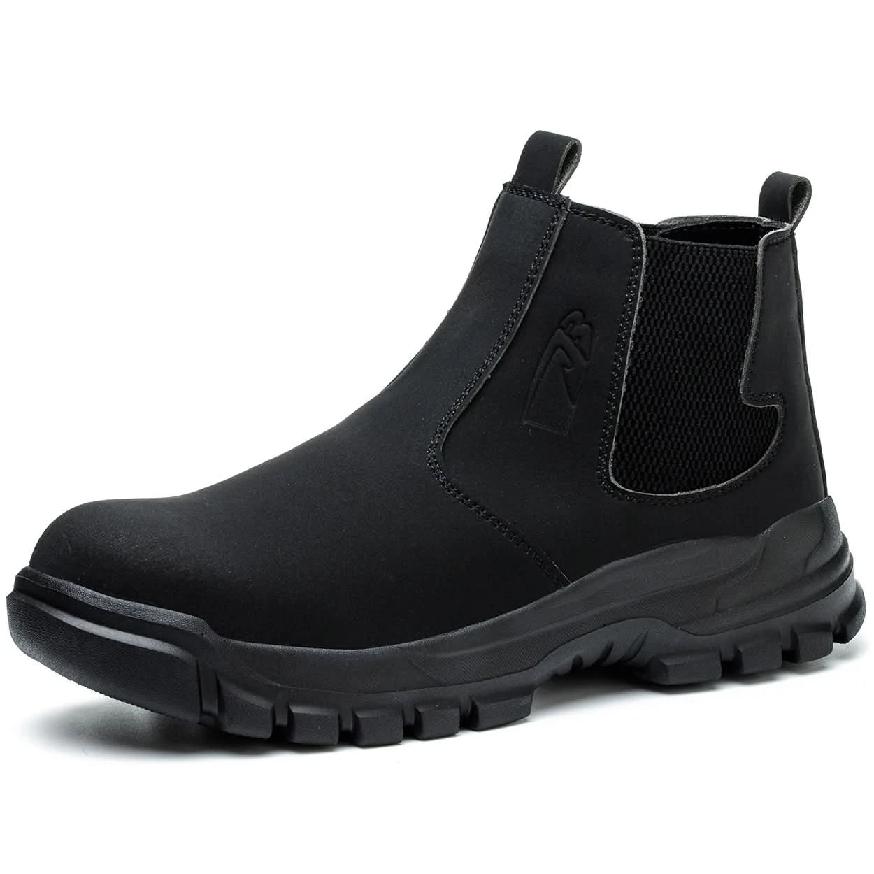 Waterproof Men's Safety Work Boots Steel Toe Shoes Anti Impact And Anti-Puncture Outdoor Adventure Hiking Protective Boots