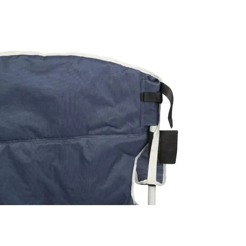 Ozark Trail Big And Tall Chair Adult Blue with Cup Holders Outdoor Camping Furniture