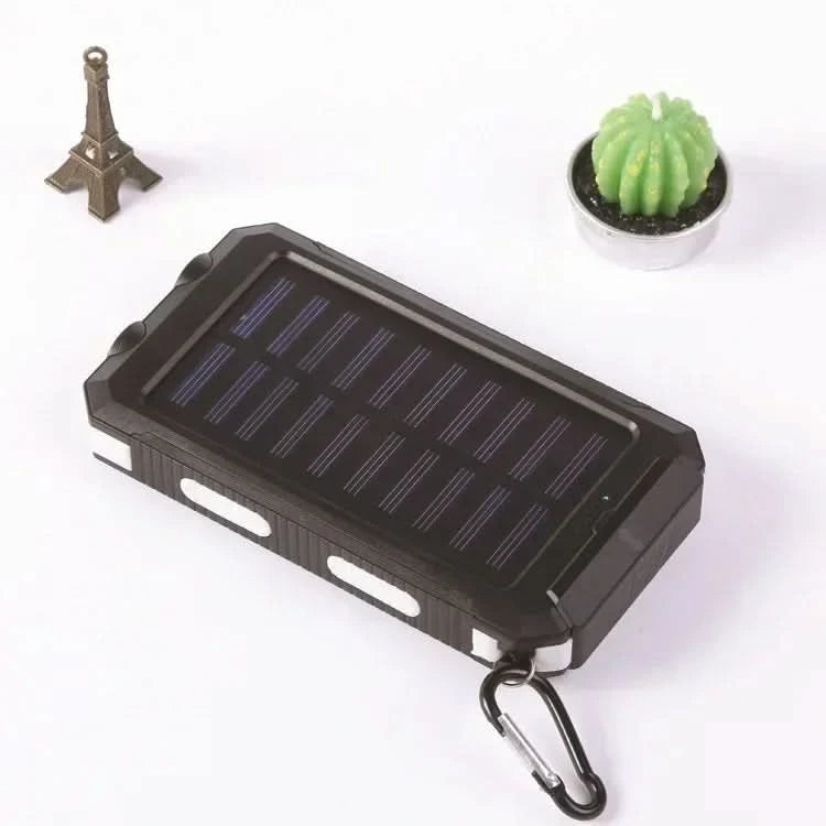 BCAK Brand Power bank Outdoor 200000mAh Large Capacity Solar Power Bank Portable With Lanyard Compass External Battery Camping - M & M Global