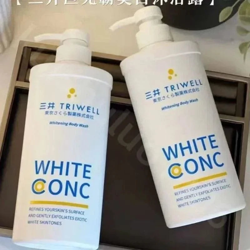 550ml Deep Cleansing Whitening Body Wash Shower Gel Removing Dirt Dead Skin Oil Control Even Skin Tone To Lighten Pigmentation - M & M Global