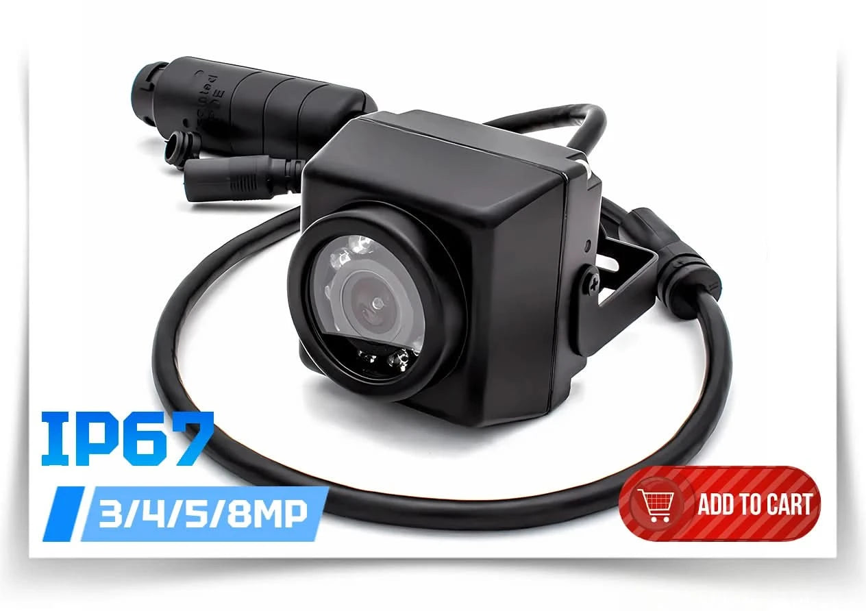 WGWK 4K CMOS POE Digital Live Stream Camera 3/4/5/8MP HD Security Protection Webcam Industrial 2.1/5-100mm Manual Varifocal Lens - M & M Global