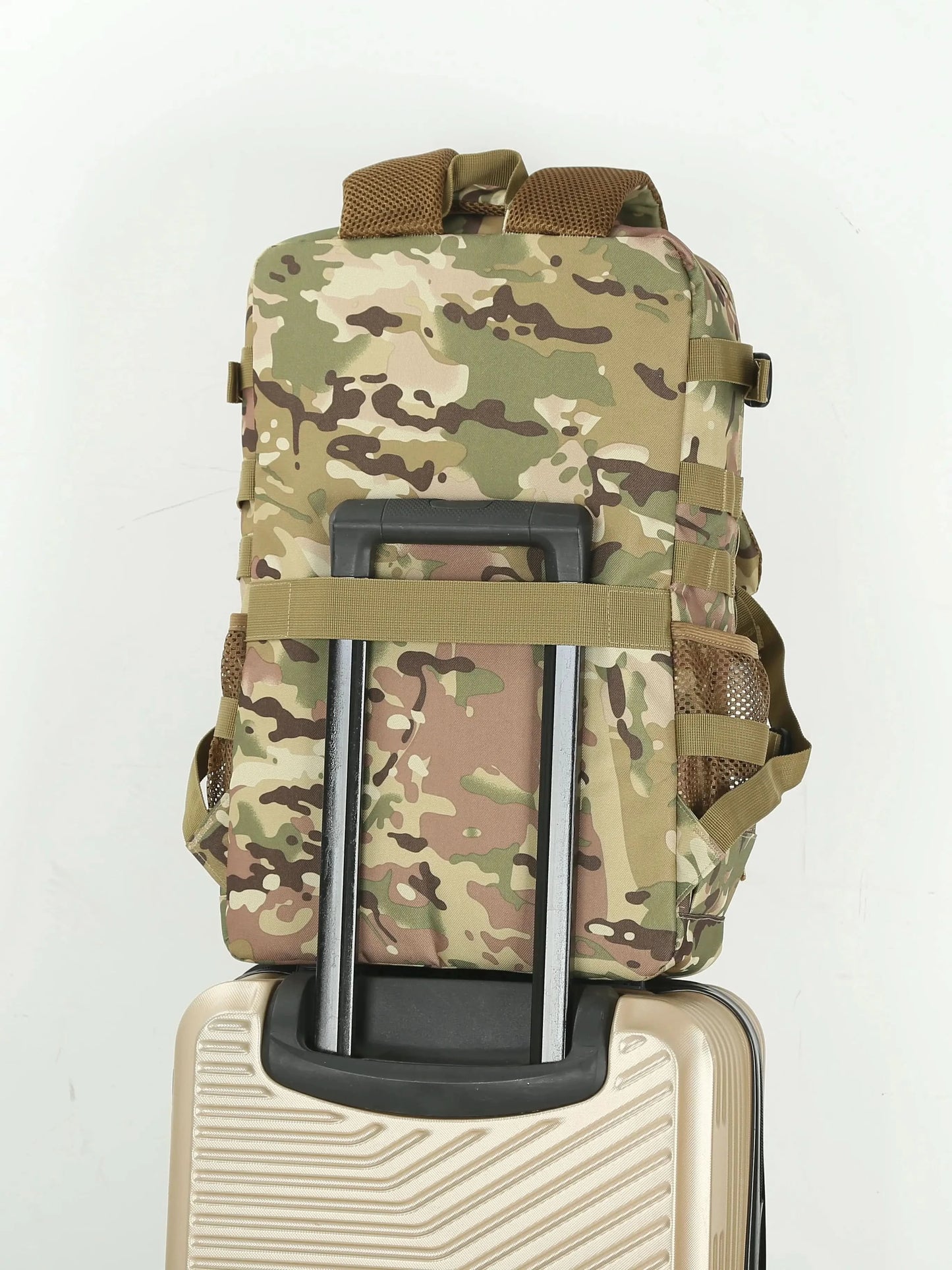 Multifunctional Tactical Backpack Camouflage Cycling Backpack Outdoor Waterproof Travel Hiking Mountaineering Leisure Sports Bag Outdoor Backpack - M & M Global