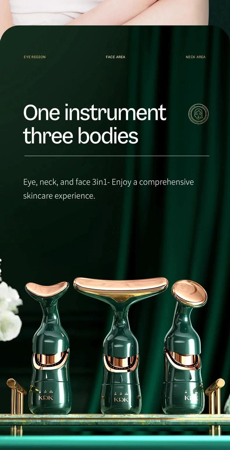 HF Facial Machine All-round Face Massager Neck Facial Eye Lifting Massage Microcurrent Skin Rejuvenation Anti Wrinkle Skin Care - M & M Global