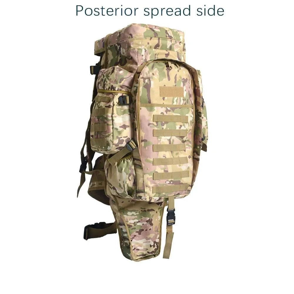 75 liters large capacity combination large backpack multi-functional outdoor sports cycling shoulder recreational hiking tactica - M & M Global