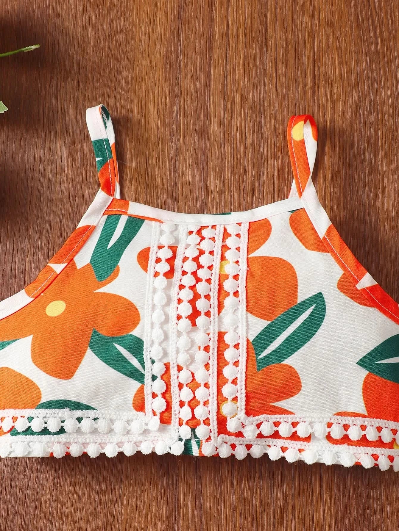 Summer Baby Girl Fashion Lace Strap Top Short Skirt Set Baby Girl Cute Fashion Casual Embroidered Skirt Set - M & M Global