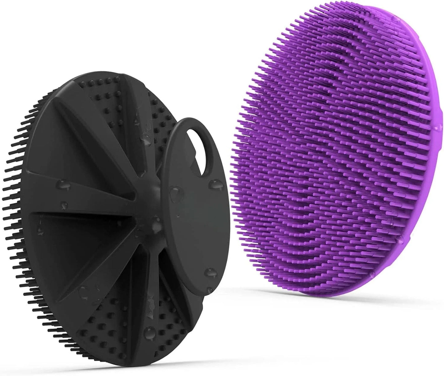 Silicone bath machine bath brush, more hygienic than traditional loofah, rich foam, long-lasting, gentle exfoliation - M & M Global