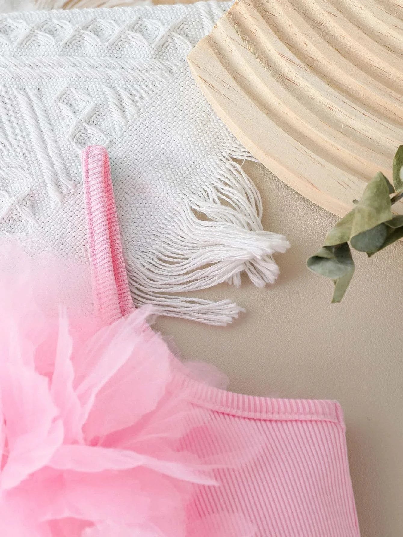 Children Clothing Summer Girl's Pink Outfit Sets Lace Mesh Flower Vest & shorts Pants Kids Clothes Girl's Elegant Sets For 1-6Y - M & M Global