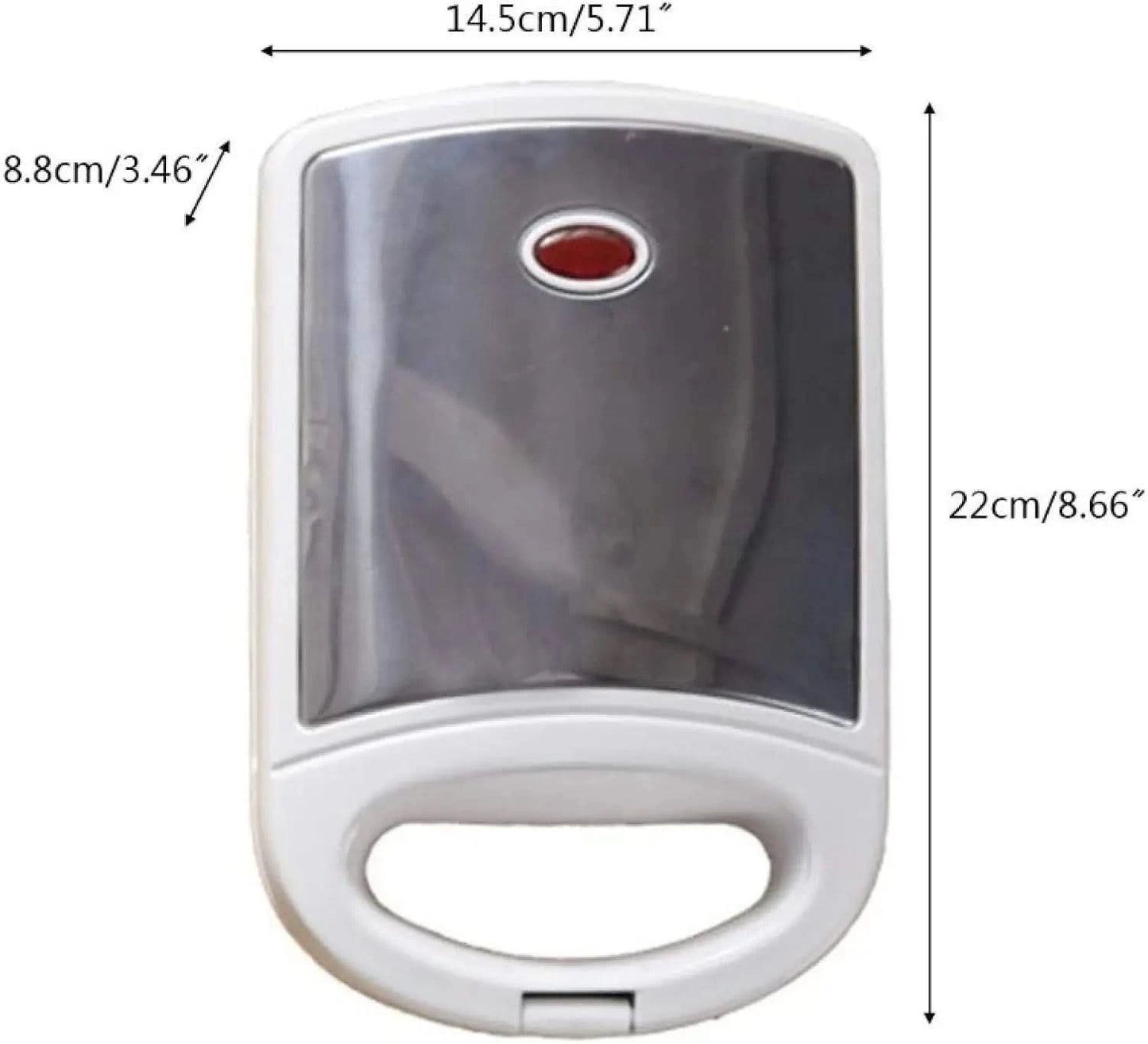 Mini Waffle Maker,Sandwich Maker Toastie , 650W Electric Sandwich Maker , Non-Stick Pan Cake Oven Household Multi-Baker Breakfas - M & M Global